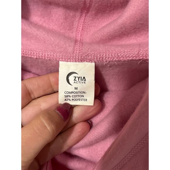 Zyia Active, Pink, Oh so soft, Cowl, Funnle neck hoodie, SIze M, 1015S - Picture 3 of 5